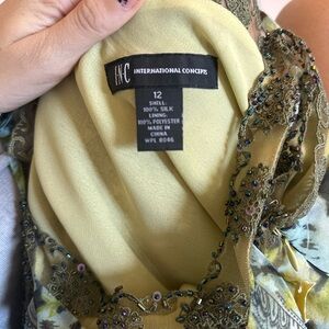 multi color blouse tank